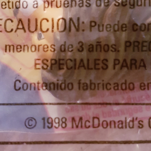 1998 Animal Kingdom Lion Figure McDonald's Happy Meal Toy Vintage NIP - Picture 5 of 5